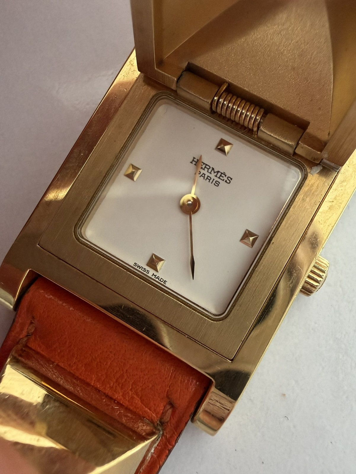 Vintage 1992 Hermes Medor watch
