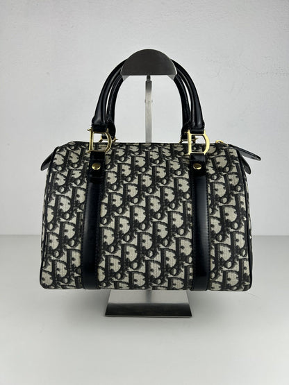 Dior John Galliano era trotter monogram mini boston bag