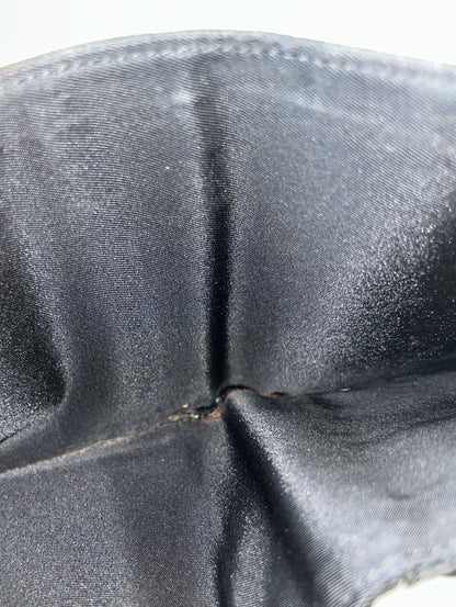 Prada triangle logo nylon bifold wallet