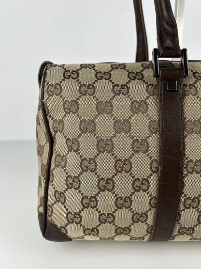 Gucci GG monogram canvas mini bowling bag