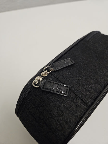 Y2k Dior trotter oblique monogram canvas toiletry bag/ pouch