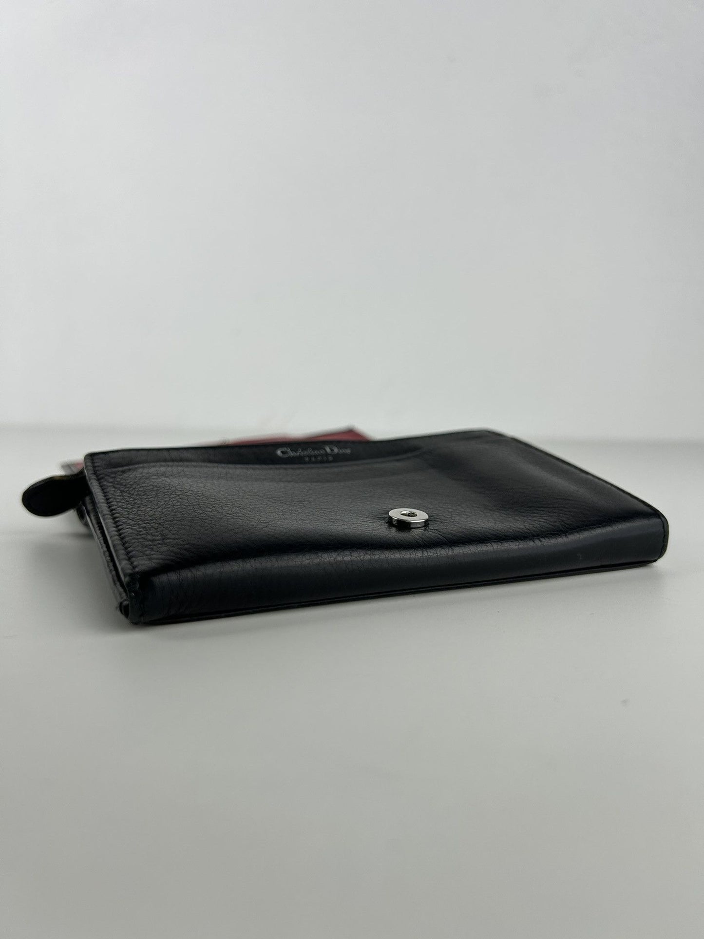Vintage 90s Dior leather bifold wallet