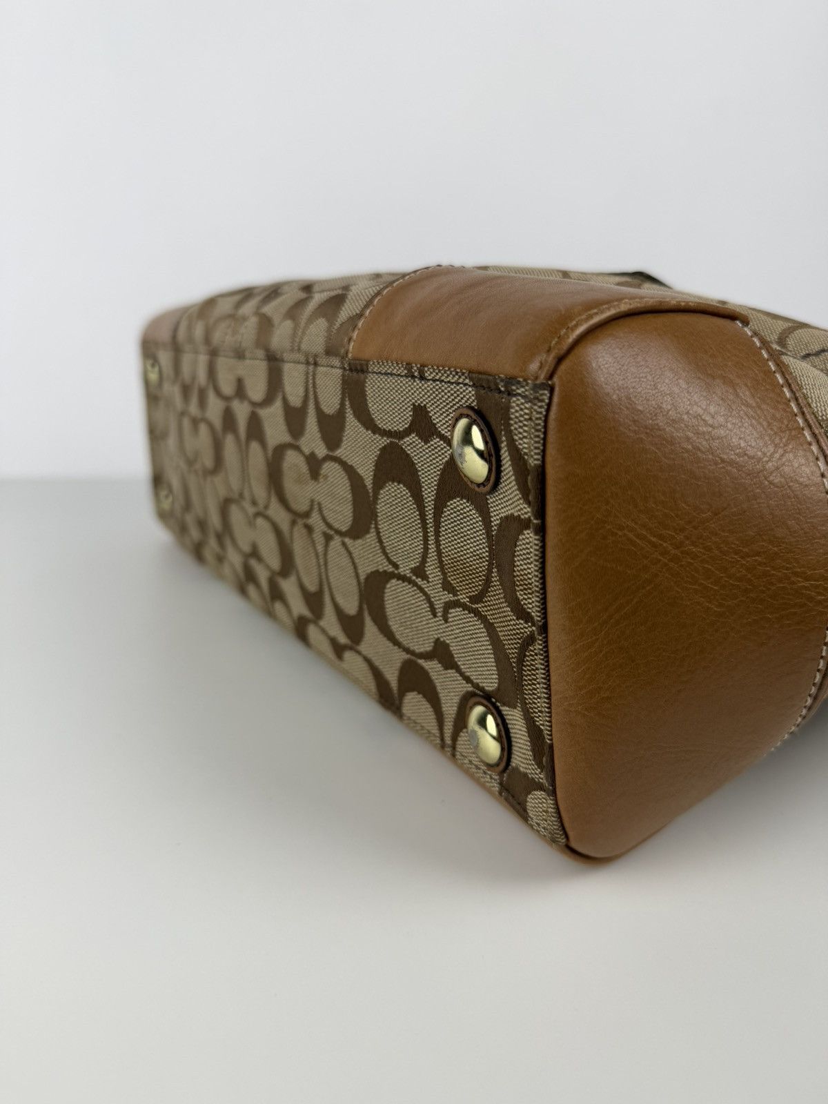 Coach signature turnlock Hamptons tote bag