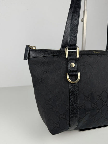 Gucci abbey GG monogram canvas tote