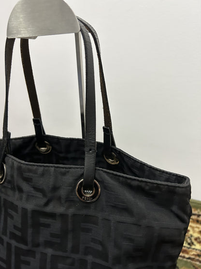 Vintage y2k fendi ff zucchino monogram tote bag