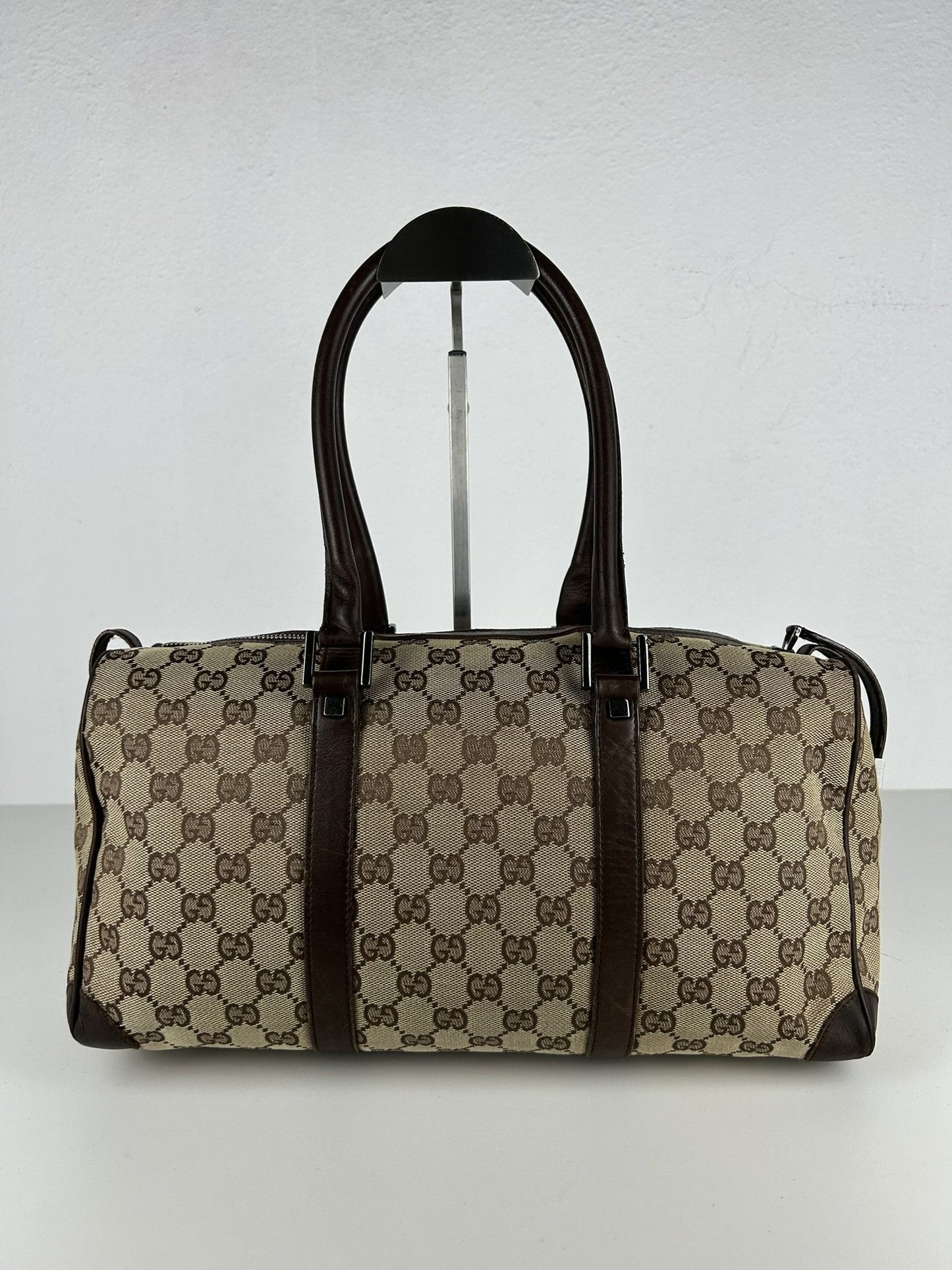 Gucci GG monogram canvas mini bowling bag