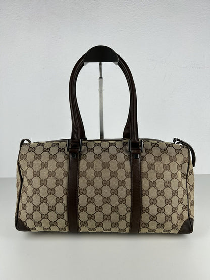 Gucci GG monogram canvas mini bowling bag