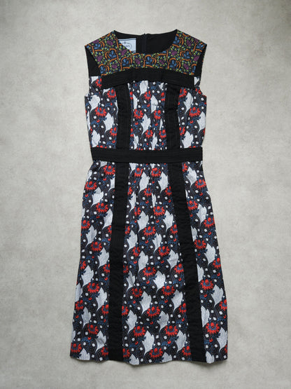 SS2015 Holliday & Brown prada floral sleeveless midi dress