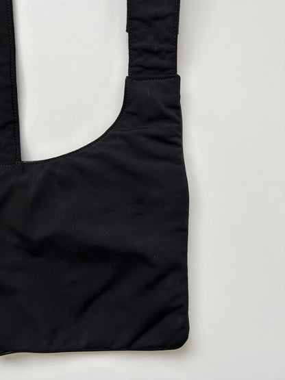 Archive AW1999 miu miu leather nylon crossbody/ sling bag