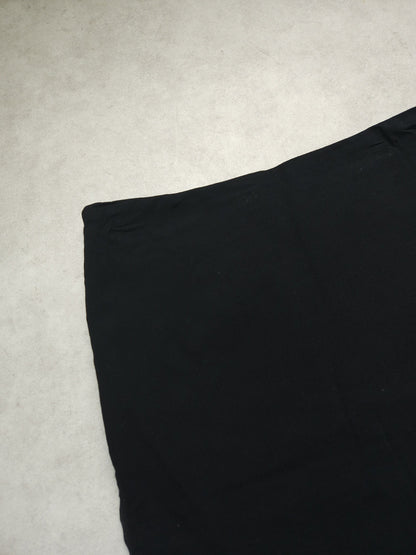 Gianni Versace Couture leather and wool zip off pencil skirt