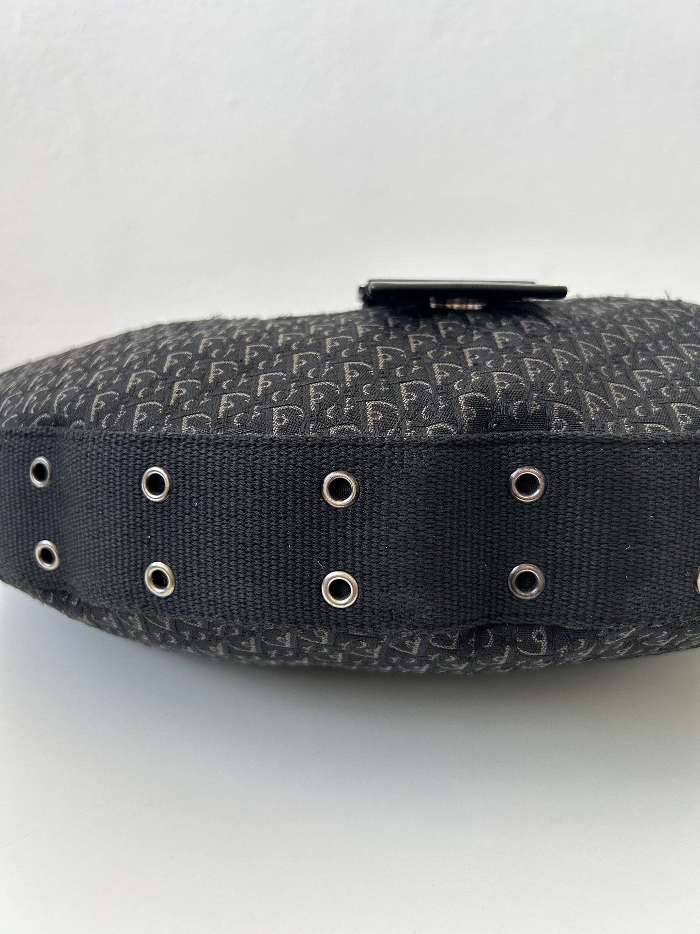 Y2k Dior street chic half moon hobo handbag