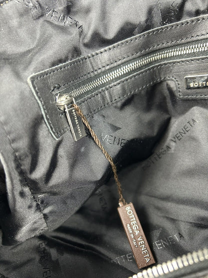 Vintage Bottega Veneta leopard print mini boston bag