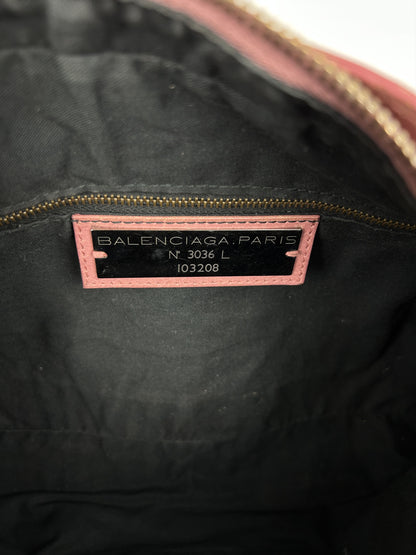 Balenciaga first bag in dusty pink