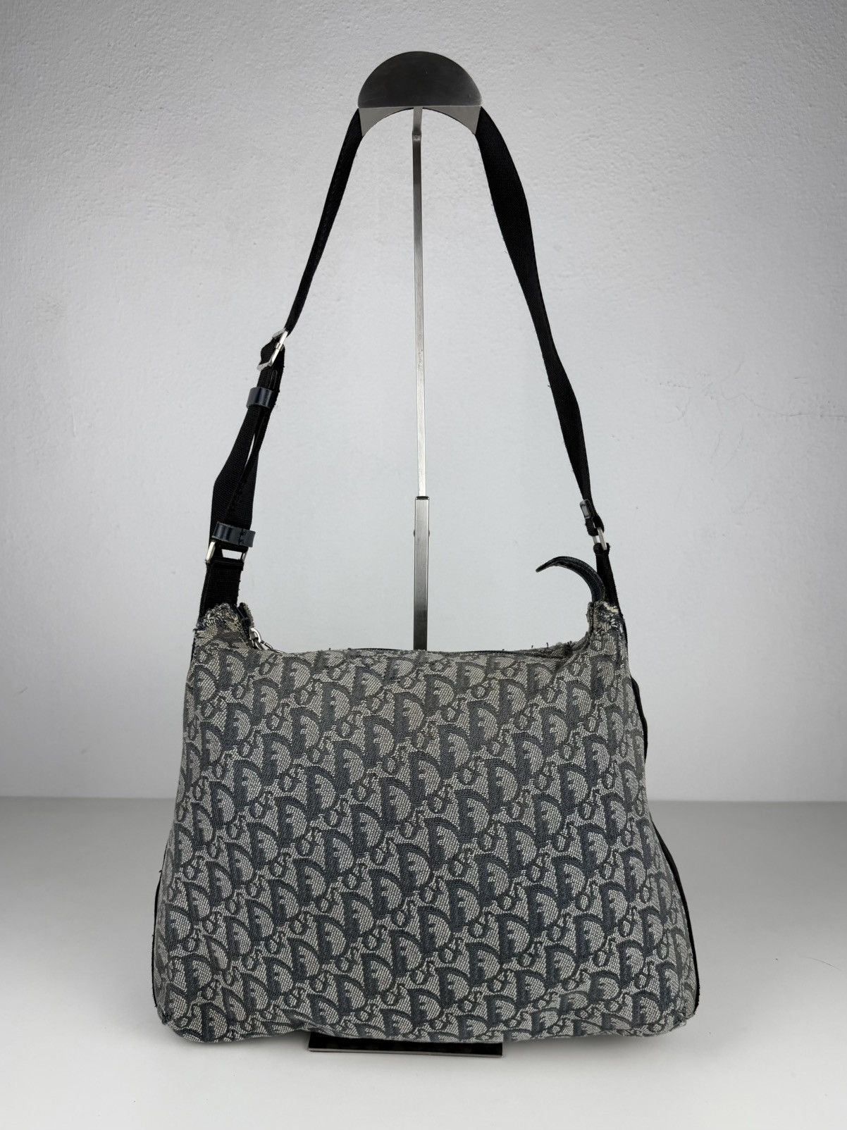 Vintage y2k dior trotter monogram canvas messenger bag