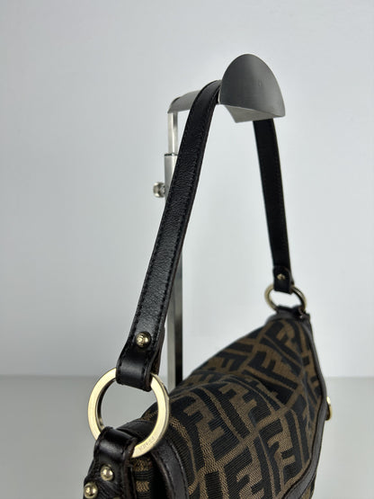 Fendi zucca monogram canvas chef bag baguette