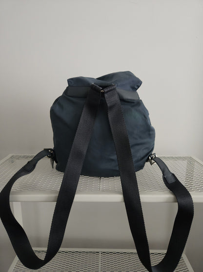 Vintage 90s Prada nylon triangle logo mini cargo backpack