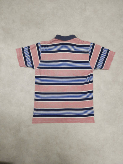 Vintage burberry striped polo shirt
