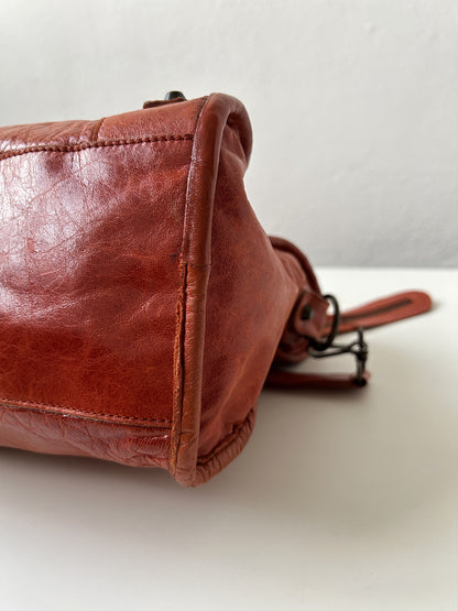 Balenciaga city bag in pumpkin spice