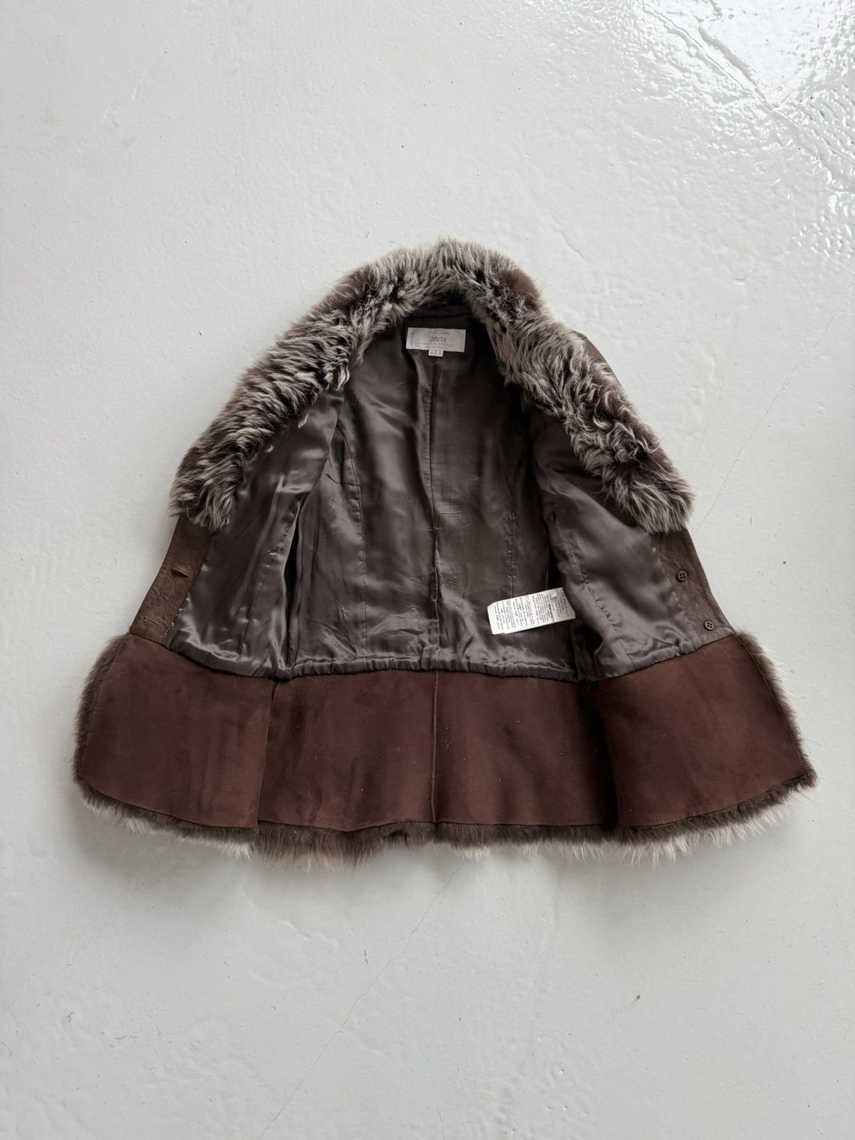 Marlboro Classics shearling afghan/ penny lane short coat