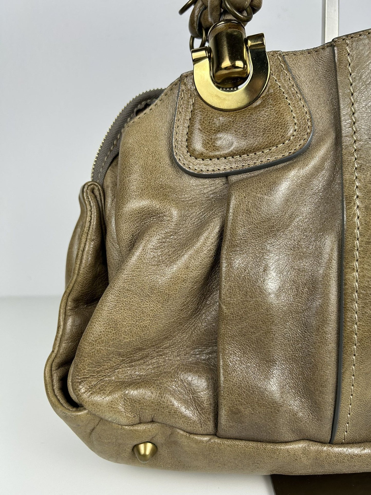 Vintage y2k chloe heloise leather handbag