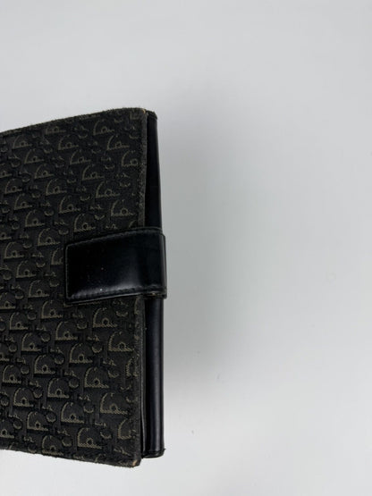 Dior John Galliano era street chic monogram long trifold wallet