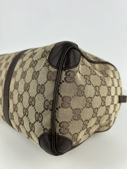 Gucci GG monogram canvas mini bowling bag