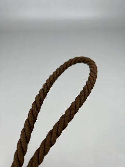 Vintage 80s Dior trotter oblique monogram rope shoulder bag