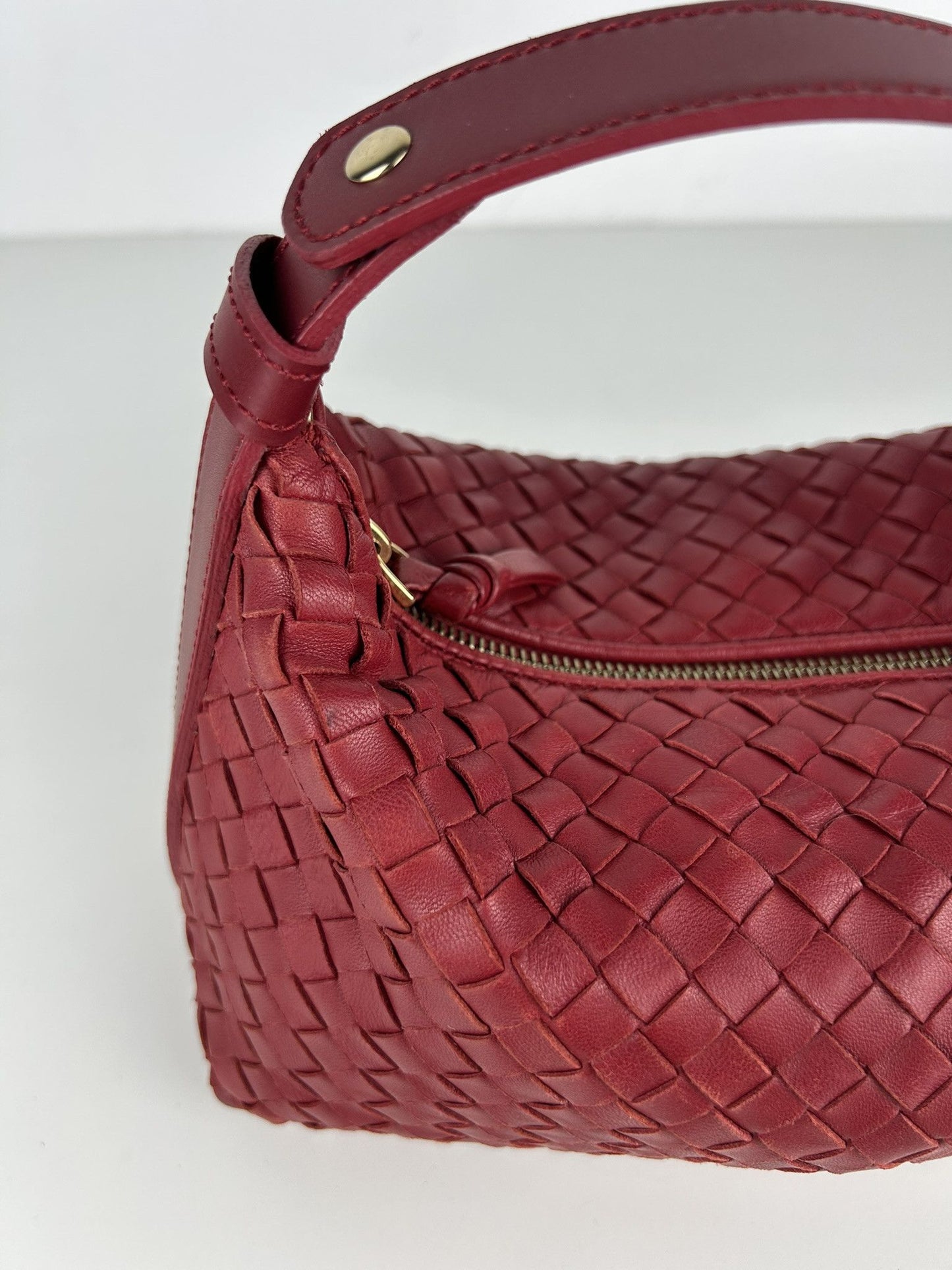 2007 Bottega Veneta intrecciato mini hobo handbag