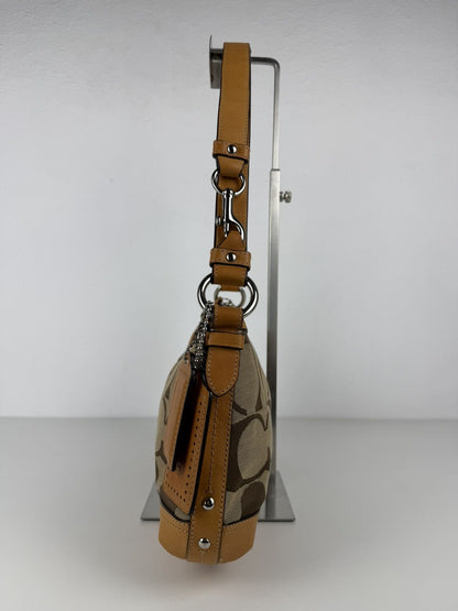 Coach signature small hobo bag