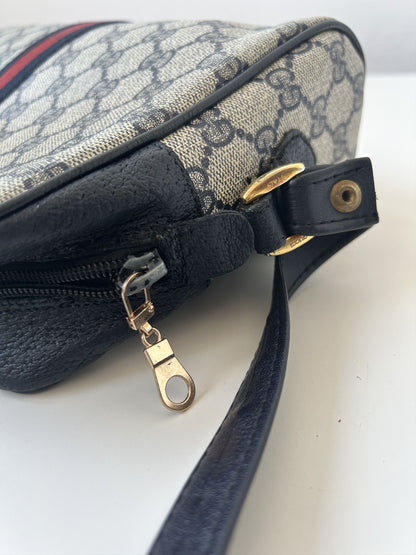 Vintage 80s gucci monogram messenger bag