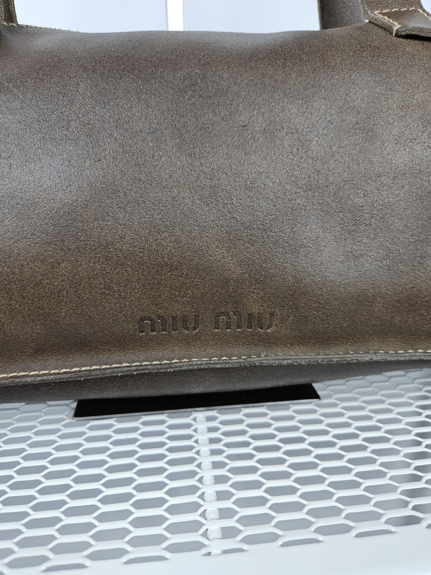 Archive 90s miu miu handbag with cargo pockets