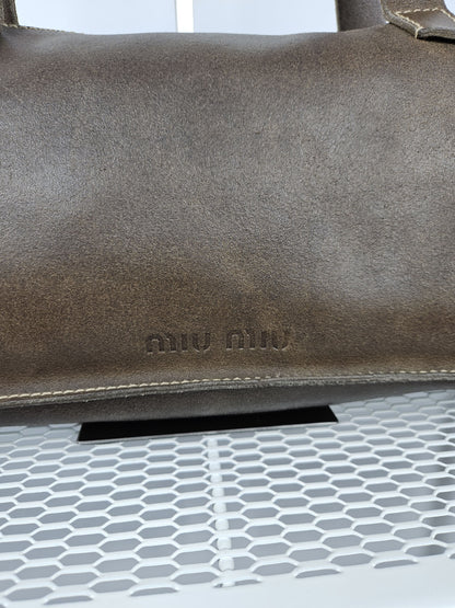 Archive 90s miu miu handbag with cargo pockets