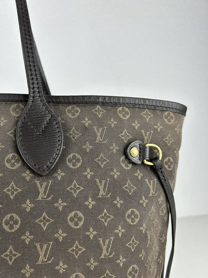 Louis Vuitton monogram idylle neverfull mm tote bag