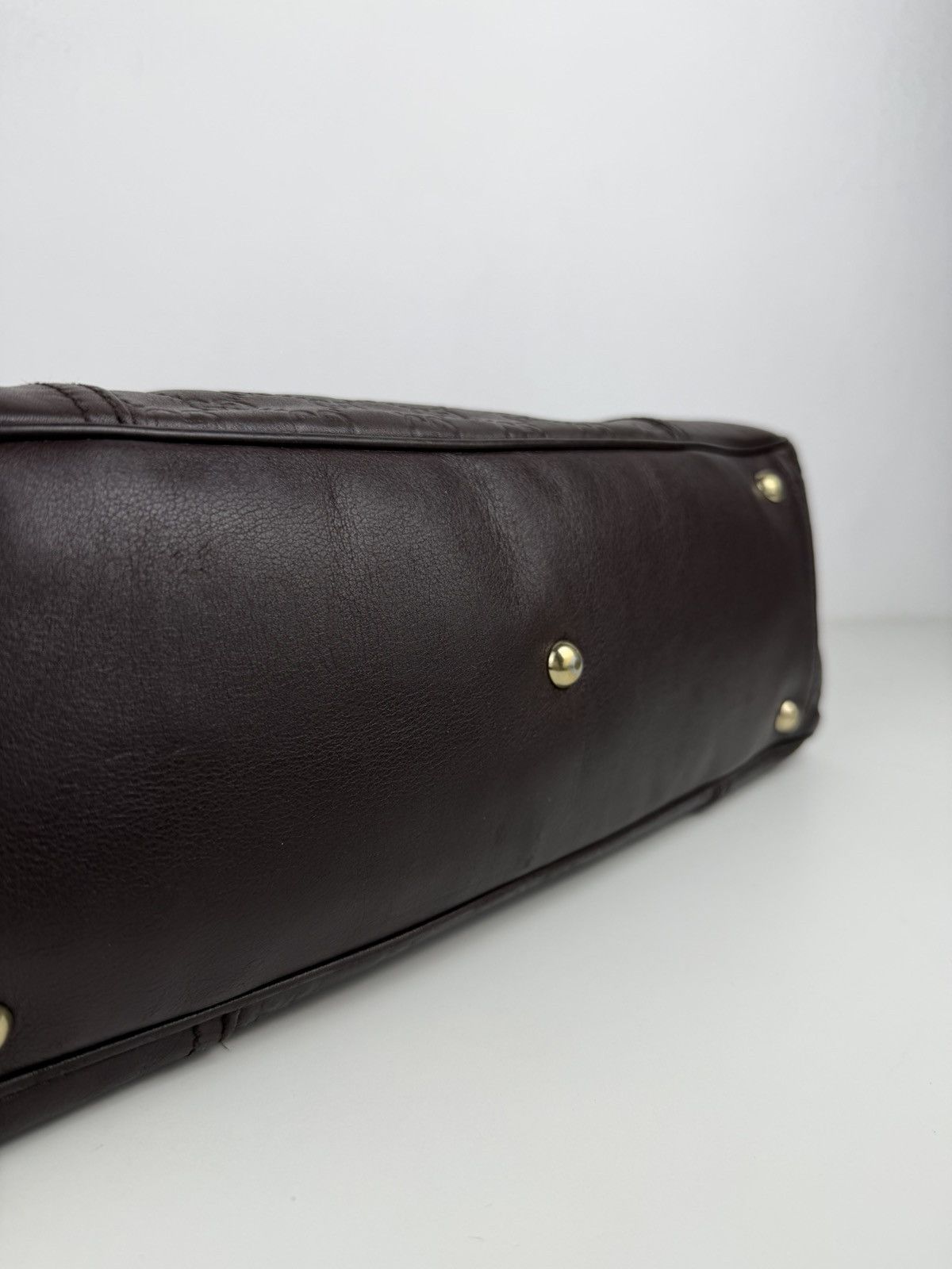 Gucci guccissima princy leather mini Boston bag