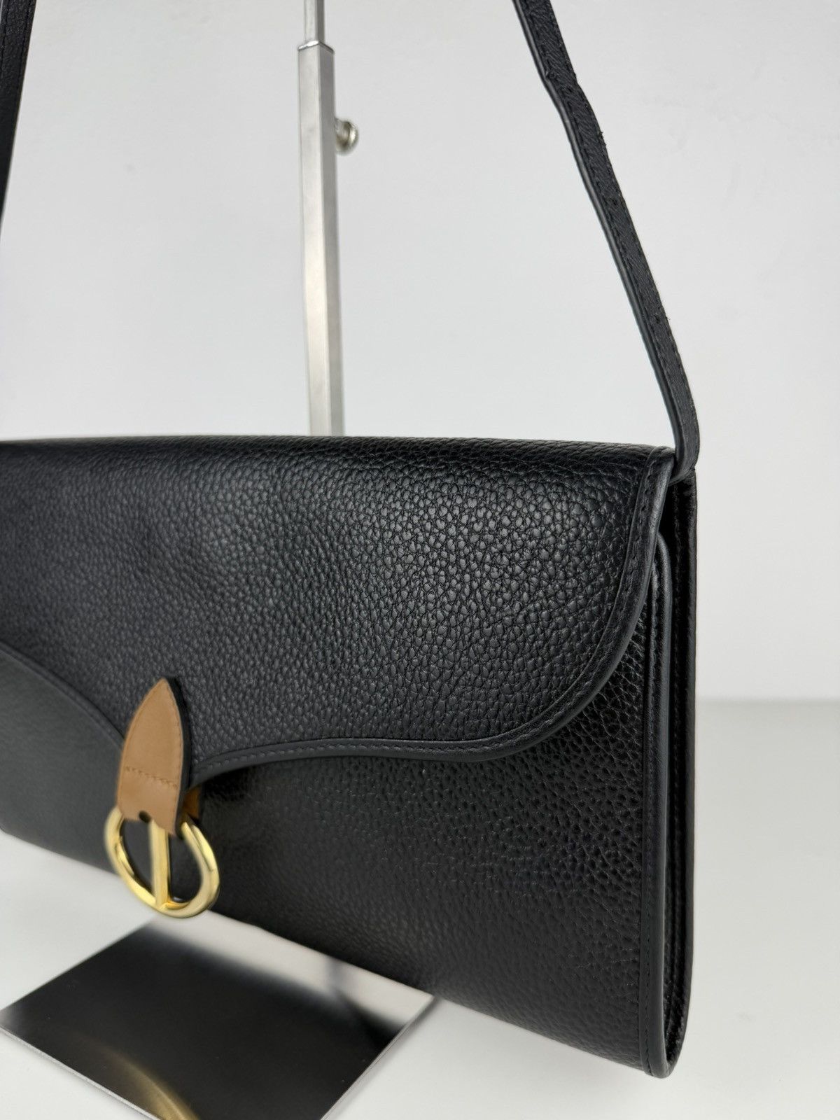Vintage 80s Dior leather shoulder/ crossbody bag