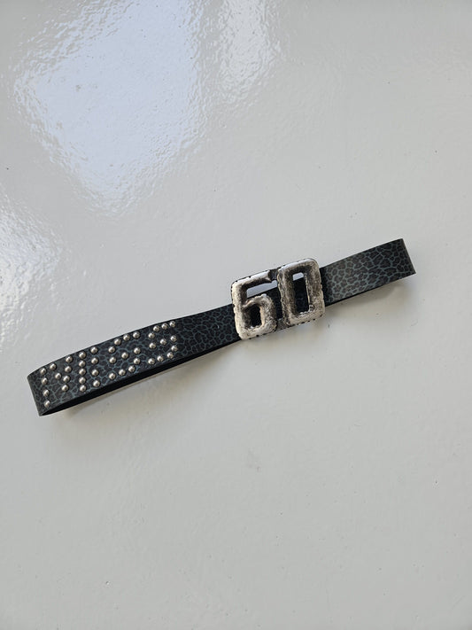 Miss Sixty studded big buckle belt