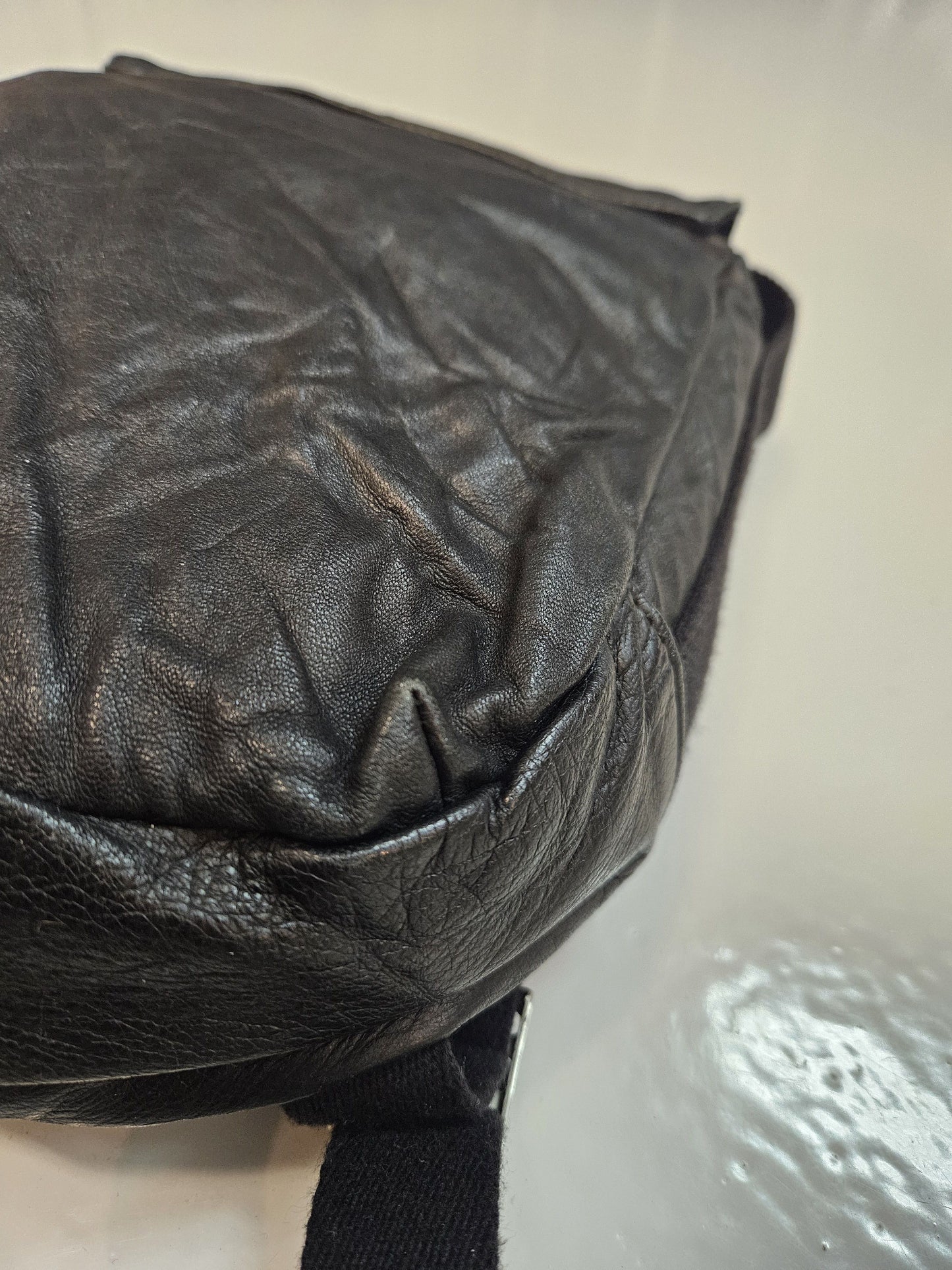 Y's Yohji Yamamoto leather shoulder/ crossbody bag