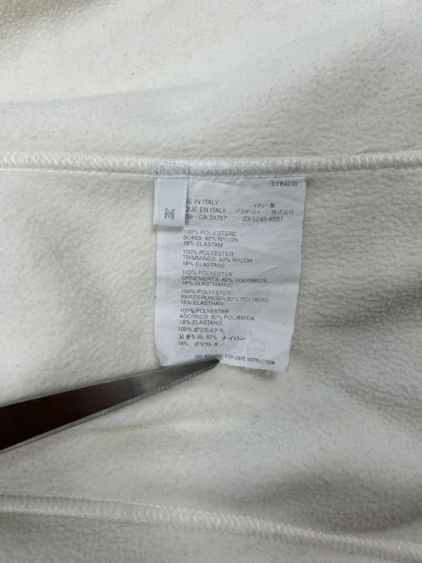 Vintage y2k archive prada sport red tab ninja hooded fleece