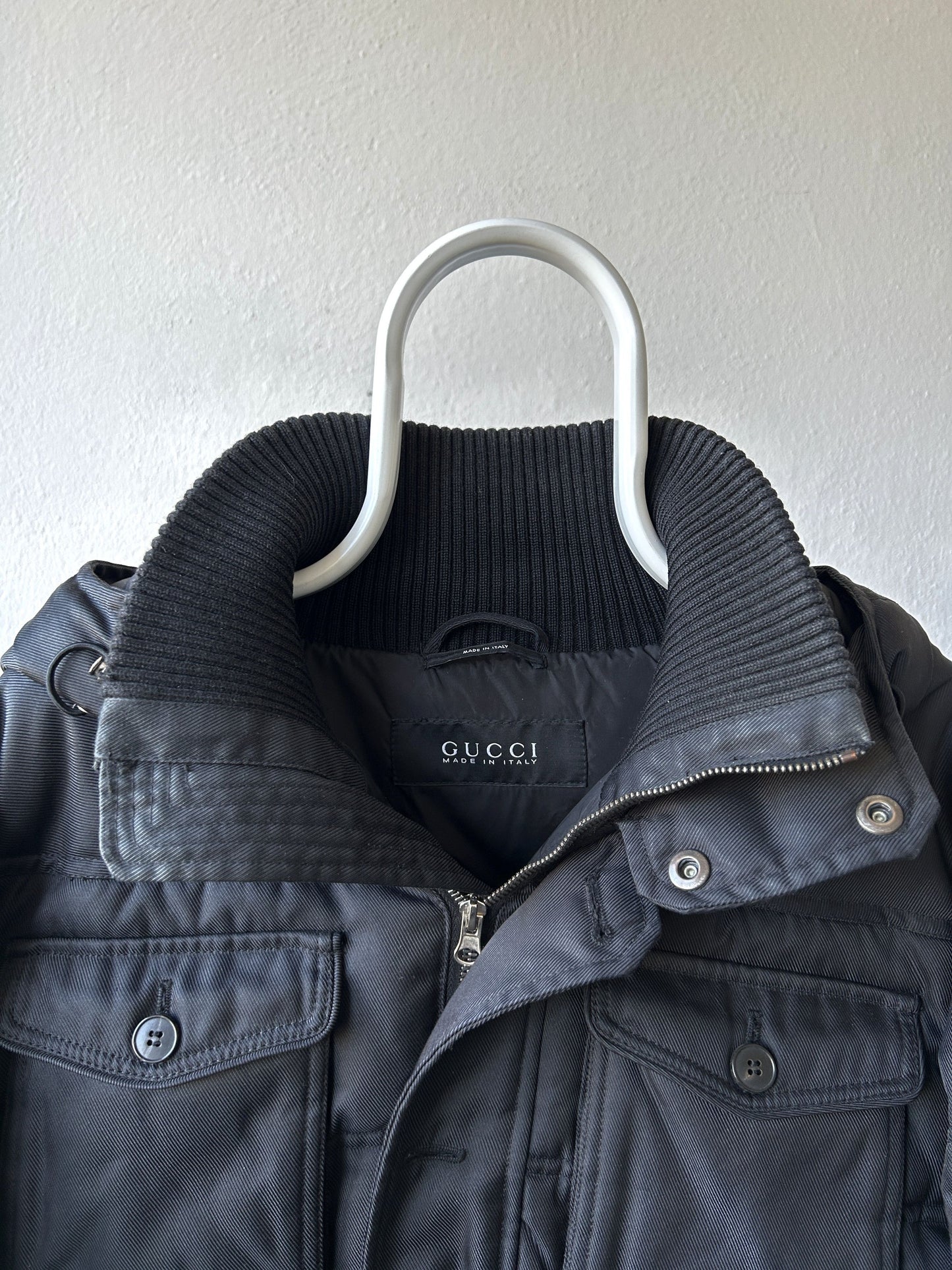 AW2012 Gucci hooded puffer jacket