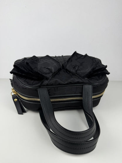 YSL Rive Gauche monogram obi bow bowler bag