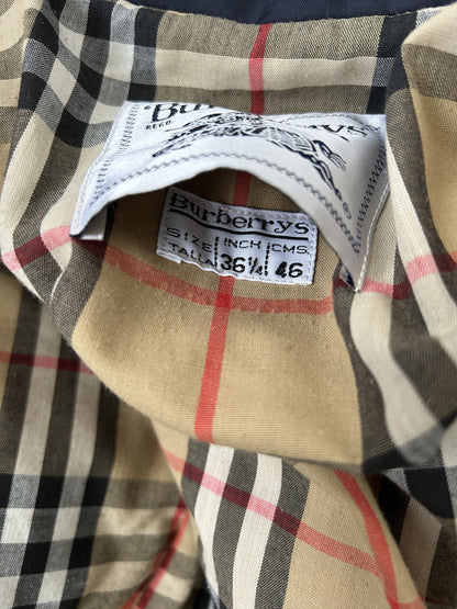 Vintage burberry nova check lined quilted light jacket
