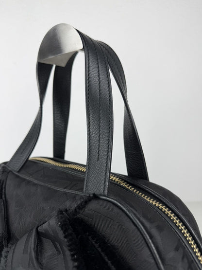 YSL Rive Gauche monogram obi bow bowler bag
