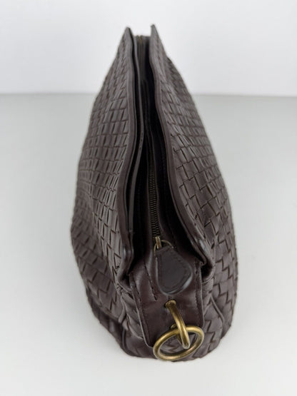 Bottega Veneta intrecciato leather shoulder/ crossbody bag
