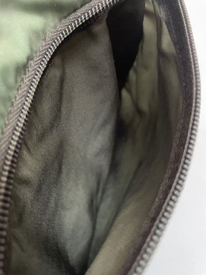 Prada nylon triangle logo small shoulder crossbody bag