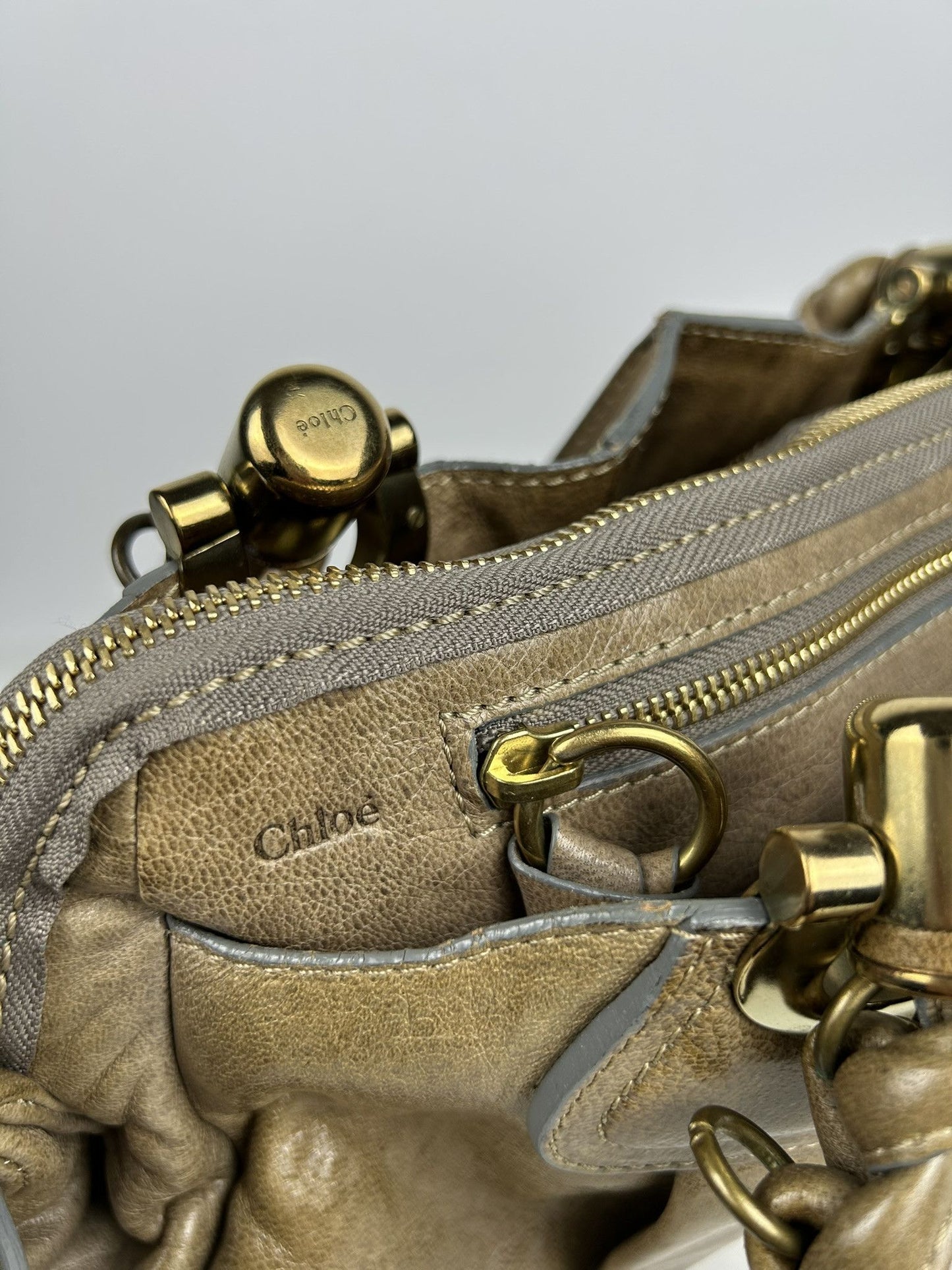 Vintage y2k chloe heloise leather handbag