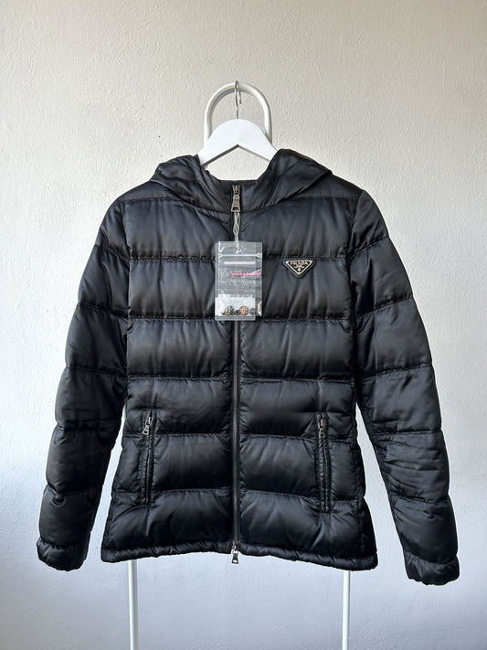 AW2010 Prada sport triangle logo puffer jacket