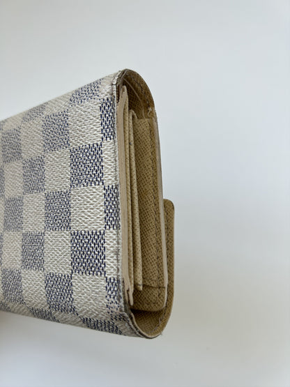 Louis vuitton damier azur folding wallet