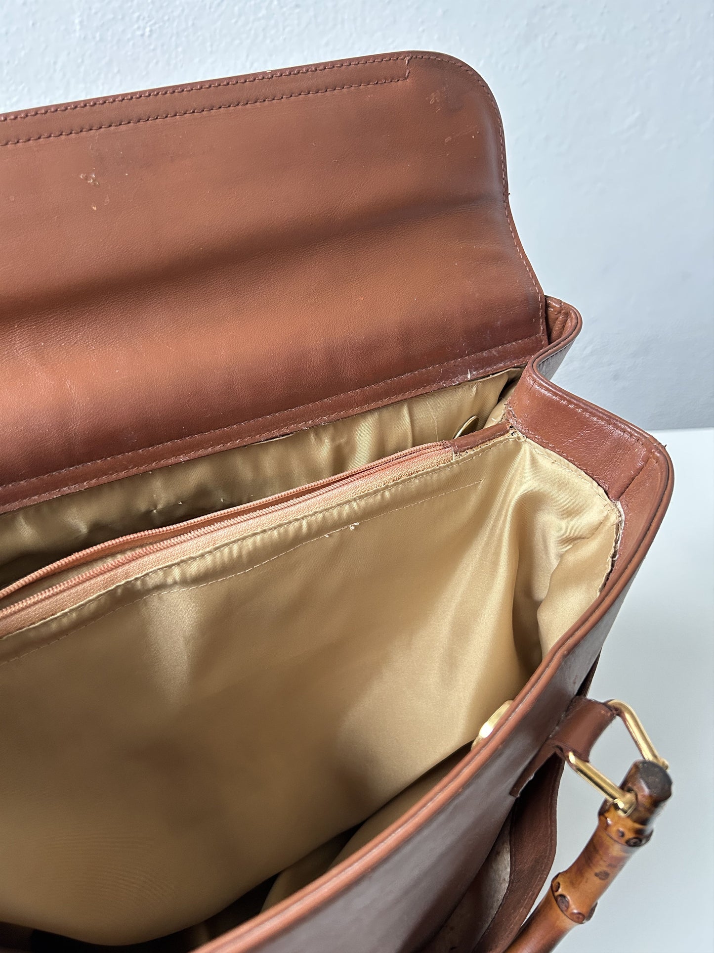 Vintage 80s gucci bamboo Diana handbag