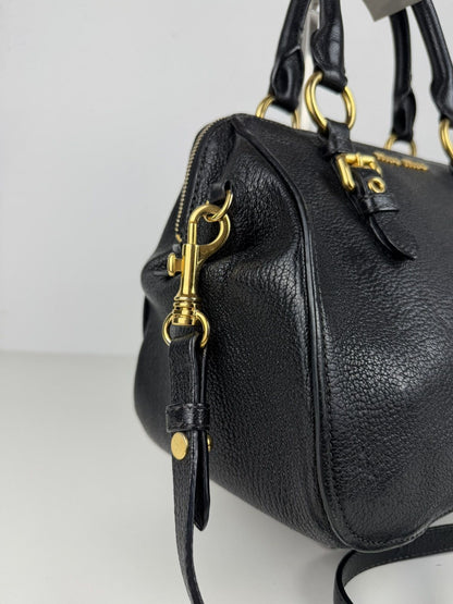 Miu miu madras leather mini boston bag