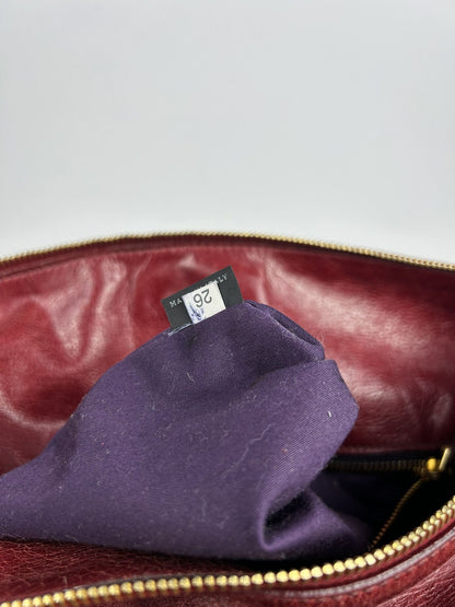 Miu miu vitello bow bag in red